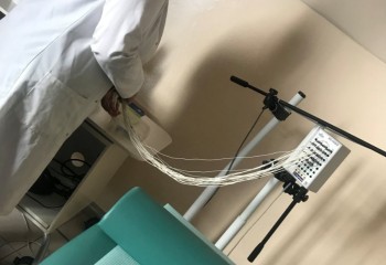 Uczennica podczas stażu