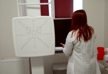 Uczennica podczas stażu