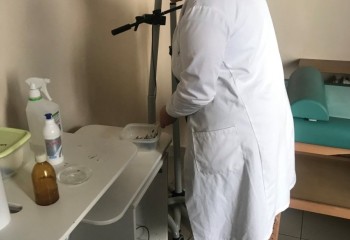 Uczennica podczas stażu